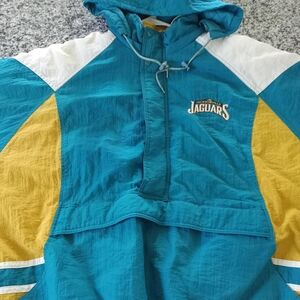 Rare VTG 90s Reebok Jacksonville Jaguars NFL Puffer Jacket Men's XXL